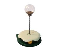 CAT Puzzle Feeder - Bola interactiva para gatos | Plumas de tratamiento con estimulación mental, ayuda con la gestión del peso y promueve el desarrollo de los gatitos para un cebo saludable