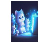 Cat Puzzle Games for Adults Y Niños - for Creativity And Mindfulness - Challenging Jigsaw Puzzles 1000 Piezas for Family 78 × 53 cm