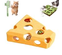 Cat Puzzle Toy & Interactive Cat Toy - Cat Scratch Puzzle Enrichment Box with Bell Balls, Self-Play Boredom Busters for Cats to Stimulate Hunting Instincts & Mental Exercise (#8)