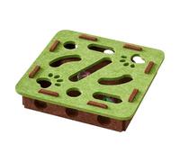 Cat Puzzle Toy, Treat Dispenser, Easy Cleaning Safe Construction Travel Compatible Puppy Training Easy Cleaning Mental Stimulation, Bell Feeder for Boredom Release, Puppy Training
