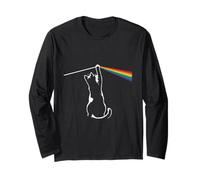 Cat Rainbow Light Cool Prism Science Spectral Men Women Kids Manga Larga