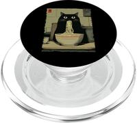 Cat Ramen Estética Japonesa Ukiyo-e Arte Anime Gato PopSockets PopGrip para MagSafe