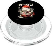 Cat Ramen Estética Japonesa Ukiyo-e Obra De Arte Neko Anime Cat PopSockets PopGrip para MagSafe