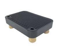 Cat Ramp For Litter Box | ABS & Wood, 30 x 20.7 x 9 cm, Anti-Slip | Easy Clean Cat Step With Filter Function For Senior Cats & Kittens | Low Entry Assist Stairs Fîor Litter Box, Couch & Bed