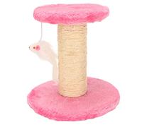 Cat Rastrillando Post Interactive Soft P 2 Capas Sisal Rope Raper Ranger Árbol para Gatos Interiores Kittens Blue Cat Post The Bottom Scratching Postcat Tower Rastrillado Postcat (Pink)