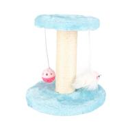 Cat Rastrillando Post Interactive Soft P 2 Capas Sisal Rope Raper Ranger Árbol para Gatos Interiores Kittens Blue Cat Post The Bottom Scratching Postcat Tower Rastrillado Postcat (Blue)