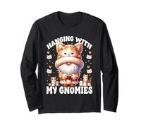 Cat Retirement Gnome For Women And Men With Cats And Books Manga Larga