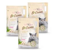 Cat&Rina BeCrumble - Arenero gránulos Tofu para Gatos, 2,5 kg, 3 Unidades