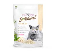 Cat&Rina BeNatural, Arena de Tofu para Gatos, Aglomerante, Vegetal. hasta 30 Días de Uso. Desechable en el Orgánico o el Inodoro Fragancia : Clásica, Formato 5,5 L