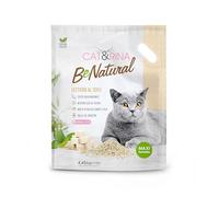 Cat&Rina BeNatural, Arena de Tofu para Gatos, Aglomerante, Vegetal. hasta 30 Días de Uso. Desechable en el Orgánico o el Inodoro Fragrancia: Clásica, Formato Maxi 10L