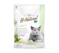 Cat&Rina BeNatural, Arena de Tofu para Gatos, Aglomerante, Vegetal. hasta 30 Días de Uso. Desechable en el Orgánico o el Inodoro Fragancia : Té Verde, Formato 5,5 L