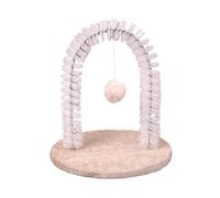 Cat Rubbing Post, Arch Shedding Groomer Indoor Cats, Self Grooming Scratcher, Hair Remover, Arch with Scratching Pad Head and Body, for Home, Living Room, Pet Corner, Bedroom