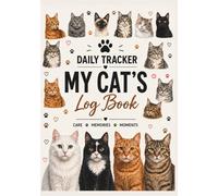 Cat’s Daily Tracker: Log Book for Cat Care, 150 Pages Feeding, Health, Mood & Weight Tracking (Pet Daily Tracker Series)
