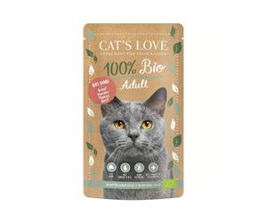 Cat´S Love Sobres En Gelatina Para Gatos Adultos Bio 100 Gr Ternera