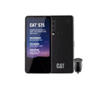 Cat S75 - Smartphone 5G con conexión satélite (6 GB/128 GB, Android 12), Color Negro