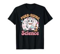 Cat Science Lab Chemistry Microbiology Nerd Camiseta
