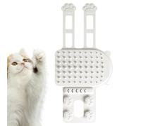 Cat Scratch Corner Brush, silicona Shedding Cleaning Comb, 7,87 x 3,94 pulgadas Rubbing Wall Scratcher, Pet Itch Tool ajustable para correa de clip, Frames Table Legs
