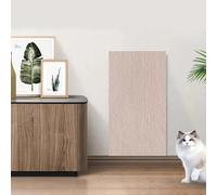 Cat Scratch Furniture Protector, Couch Protector from Cat Claws, Self-Adhesive Trimmable Cat Scratching Mat, Climbing Cat Scratcher, Wall Scratchers for Indoor Cats (Khaki,30 * 100CM)
