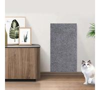 Cat Scratch Furniture Protector, Couch Protector from Cat Claws, Self-Adhesive Trimmable Cat Scratching Mat, Climbing Cat Scratcher, Wall Scratchers for Indoor Cats (Light Grey,60 * 100CM)