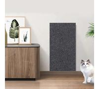 Cat Scratch Furniture Protector, Couch Protector from Cat Claws, Self-Adhesive Trimmable Cat Scratching Mat, Climbing Cat Scratcher, Wall Scratchers for Indoor Cats (Dark Grey,60 * 100CM)