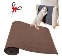 Cat Scratch Furniture Protector,DIY Trimmable Self Adhesive Cats Scratching Mat,Climbing Wall Scratcher for Indoor Cats,Indoor Furniture Protection for Chair,Wall,Sofa