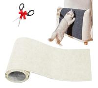 Cat Scratch Furniture Protector,DIY Trimmable Self Adhesive Cats Scratching Mat,Climbing Wall Scratcher for Indoor Cats,Indoor Furniture Protection for Chair,Wall,Sofa