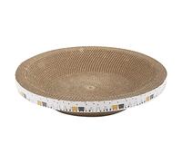 Cat Scratch Mat, Corrugated Paper Catnip Infused Cat Scratch Board, Protects Furniture Sisal Cat Scratch Mat, Non Slip Base Cat Friendly Scratching Board for Indoor Cats Sleeping, Cat Scratch
