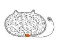 Cat Scratch Pad, Cat Mat, Rope Scratcher, Anti-Slip Backing, Protects Sofa Chair Bed, Floor Corner Couch Table Indoor Outdoor Travel Use, Natural Cotton Woven Material