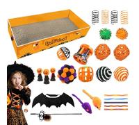 Cat Scratch Pad, Corrugated Scratcher Set, 13,78 x 11,81 in Furniture Protector Lounger, Tear Resistant, Eco Friendly Reciclable for Apartment, Living Room, Bedroom, Garden