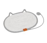 Cat Scratch Pad, Cotton Rope Round Kitten Scratcher, Portable Washable Pet Supplies For Indoor Outdoor Floor Door Corner House Bed Couch Chair Table Travel