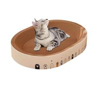 Cat Scratch Pad, Resting Bed Playground Mat & Cat Scratch Board , Multi Purpose Corrugated Cardboard Pad for Indoor Floor Furniture Protection, Sleep, Enrichment and Playtime Activity