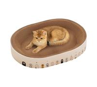 Cat Scratch Pad, Resting Bed Playground Mat & Cat Scratch Board , Multi Purpose Corrugated Cardboard Pad for Indoor Floor Furniture Protection, Sleep, Enrichment and Playtime Activity
