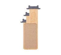 Cat Scratch Pad - Vertical No Drill Scratching Board For Cats | Wood Sisal with Wall Friendly Design, Indoor Activity Toy For Small Medium Large Breeds, Living Room Dining Room Porch Bedroom