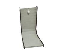 AWHAO Cat Scratch Post Scratching Mat en Forma de L, Tocando Juguete Toy Interactive Toy Lounge Bed Desgaste de cartón Resistente a la Almohadilla, MarrÓn, L
