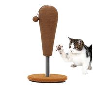 Cat Scratcher Ball, Interactive Kitten Suction Toy, Non-Slip Enrichment Roller 22.44x11.42x11.42 Inches, Claw Training Exercise Tool, Multi-Pet Activity Toy for Indoor Living Room Entertainment