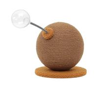 Cat Scratcher Ball, Kitten Scratching Post Climbing Toy, Interactive Cat Play Structure with Integrated Frame for Apartment Home Indoor Playtime Travel Training Use