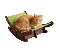 Cat Scratcher Bed 58x40x25cm Kitten Rocking Chair Lounge Scratching Pad | Interactive Cat Resting Bed With Scratching For Kittens And Cats To Lounge Play Scratch And Relax Indoors