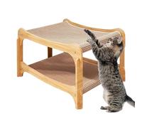 Cat Scratcher Bed - Cat Scratch Board | PAD SCRACK PAD | Diseño Sisal MDF Resistente Al Desgaste Se Doble Una Cama En Descanso Y Una Plataforma De Rascado Para Gatos, Gatitos, Ideal Para Yo