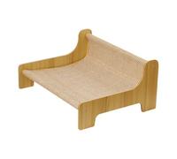 Cat Scratcher Bed - Cat Scratch Couch - Sisal Cat Lounger Chair - 2 In 1 Cat Bed and Sisal Scratch Pad - Cozy Rest and pllay Station with Furniture Protector For Indoor, Balcony and Patio Pet Fun