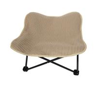 Cat Scratcher Bed, Metal Frame Lounge Chair, Pet Sleeping Nest Scratch Resistant Resting Spot Stable Structure Comfortable Cat Furniture for Living Room Bedroom Balcony Patio Garden Farmhouse Home Use
