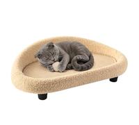 Cat Scratcher Cardboard, Natural Sisal Cat Scratching Board, Sisal Large Lounge Bed, Durable Cats Scratching Post with Hammock For Indoor Cats For Home Living Room Apartment Dorm Patio Balcony Porch