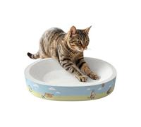 Cat Scratcher | Cat Scratching Board | Football Plant Fiber Bed | Indoor Çat Scratch Board Bowl For Kittens and Large Breeds | Furniture and Couch Protector | Indoor Enrichment Toys