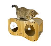 Cat Scratcher House, Tunnel Design Double-Layer Boredom Relief Cat House, Kitten Corrugated Scratcher Indoor and Outdoor Use, Perfect for Home, Living Room, Pets, Kittens, Corner, or Floor Play