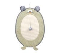 Cat Scratcher, Kitten Scratch Mat, Anti-Scratch Sisal Outer, Interactive Hangable Toy, Indoor Home Sofa Floor Protection, 18.5x13.78 Inches, Green, Brown Color, 1 Piece