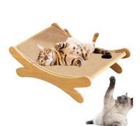 Cat Scratcher Lounge, Cardboard Resting Bed, Breathable Curved Design, Double-Purpose Training Mat, Furniture Saver Pad, Ideal for Indoor Kittens, Claw Care, and Pet Relaxation