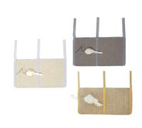 Cat Scratcher Mat - Sisal Kitten Toy, 0.2 Inches Pet Cat Scratcher Furniture Protector Mat, for Small Medium-Large Breeds, Apartment Living Room Use, Scratch Pad for Cats and Kittens