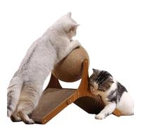 Cat Scratcher - Standing Sisal Ball | Interactive Corrugated Pad