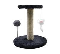 Cat Scratcher Tower Pad, Large Scratching Post, 10.24x10.24x11.02 Inches Protection Tree Cage, Scratching, (Gray/Black/Beige), Ideal Animal Tower for Kitten