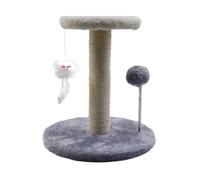 Cat Scratcher Tower Pad, Large Scratching Post, 10.24x10.24x11.02 Inches Protection Tree Cage, Scratching, (Gray/Black/Beige), Ideal Animal Tower for Kitten
