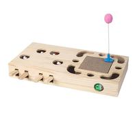 Cat Scratcher Toy, Kitten Teaser Box, Fun Cat Punch Game, Puzzle Catnip Toy Scratching Pad, Mole Hunt Game, Teaser Wand for Exercise Play, Titles: Cat Scratcher Toy, Kitten Teaser Box, Fun Cat